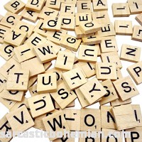 Sunnyglade 500PCS Wood Letter Tiles Wooden Scrabble Tiles A-Z Capital Letters for Crafts Pendants Spelling 500PCS B07D77QJP6